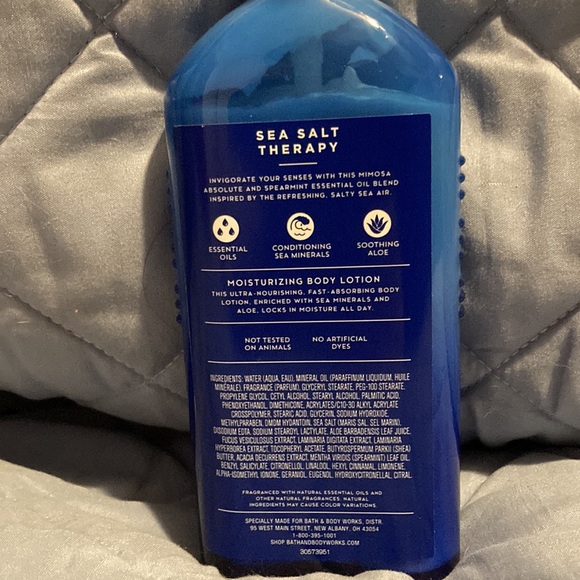 3/$18 Sea Salt Mimosa Spearmint BBW lotion - Picture 3 of 3